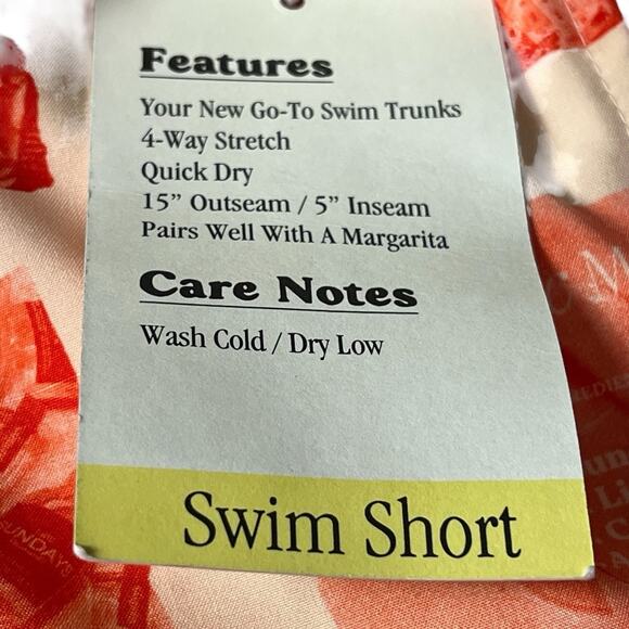 NWT DUVIN BEACH CLUB DRAWSTRING LINED BOARD SHORTS AOP Beach Swim Trunks Size 2X - Picture 6 of 8